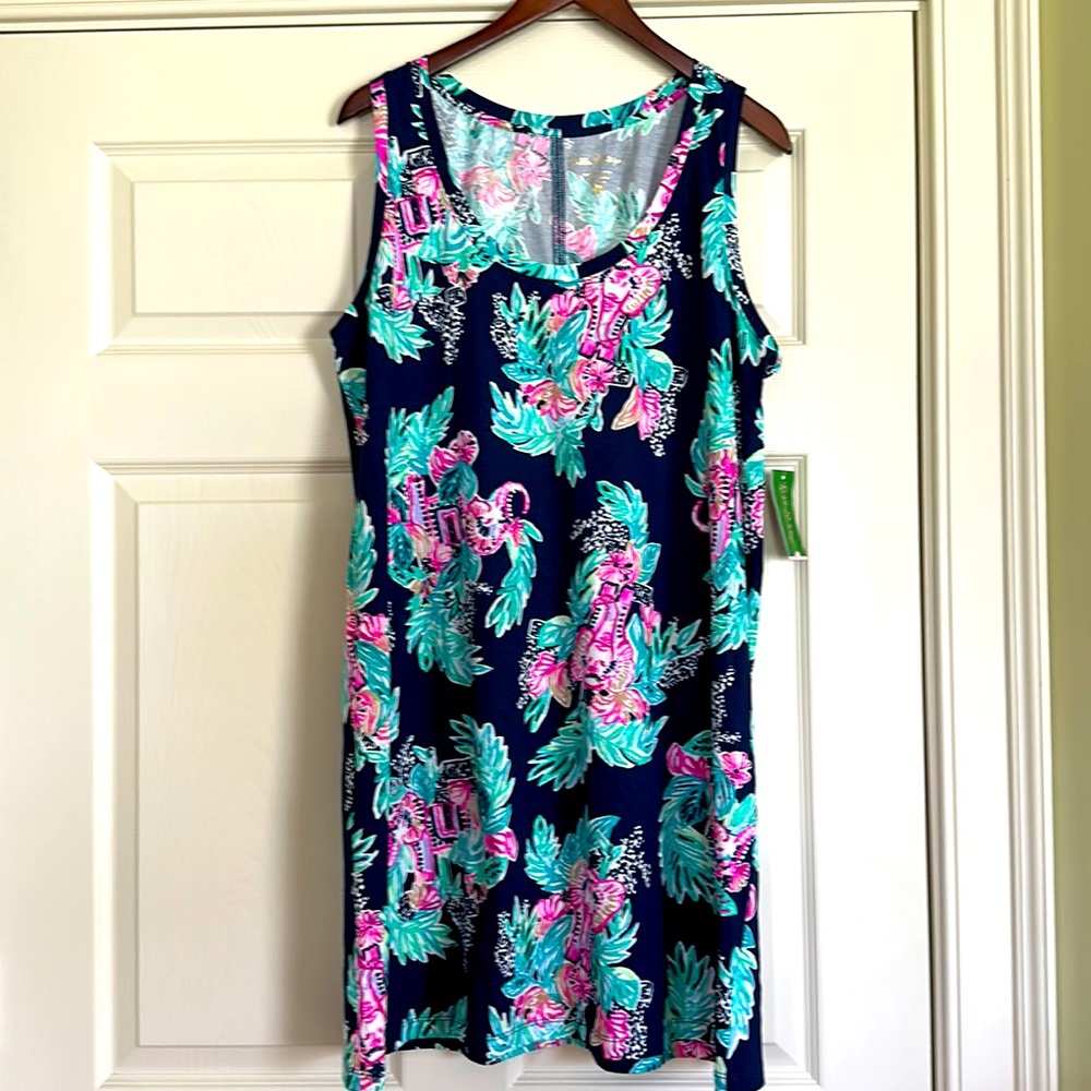Lilly Pulitzer Raylee dress peanut gallery (elephant)print size xl